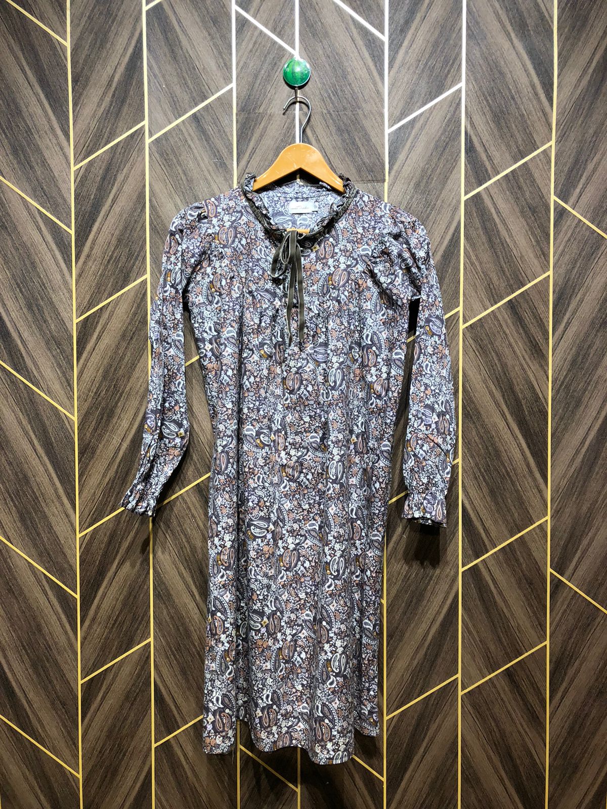 Women Long Shirt Cotton Medium | Chest 19 | Length 36