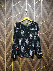 Western Top Chiffon – Large Size (Chest: 20, Length: 26  )