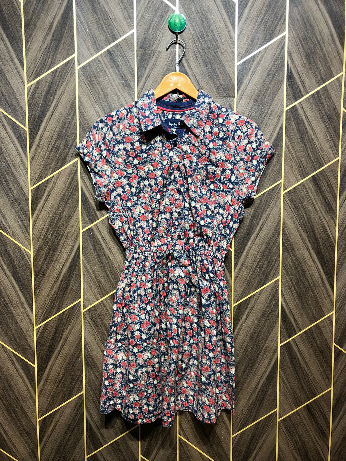 Mini Dress Cotton Small Size Chest 18 Length 33
