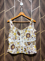 Trendy Cotton Crop Top size Small
