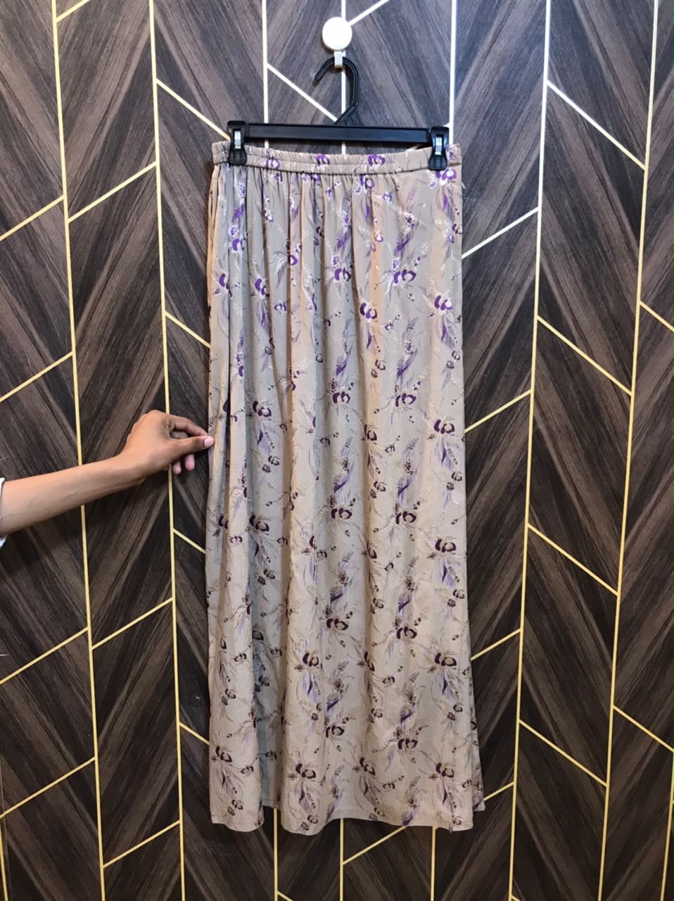 Women Silk Cord Set baggy  | Shirt Chest 19 | Shirt Length 38 | Skirt Waist 30 | Skirt Length 40