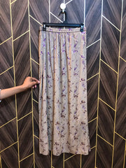Women Silk Cord Set baggy  | Shirt Chest 19 | Shirt Length 38 | Skirt Waist 30 | Skirt Length 40