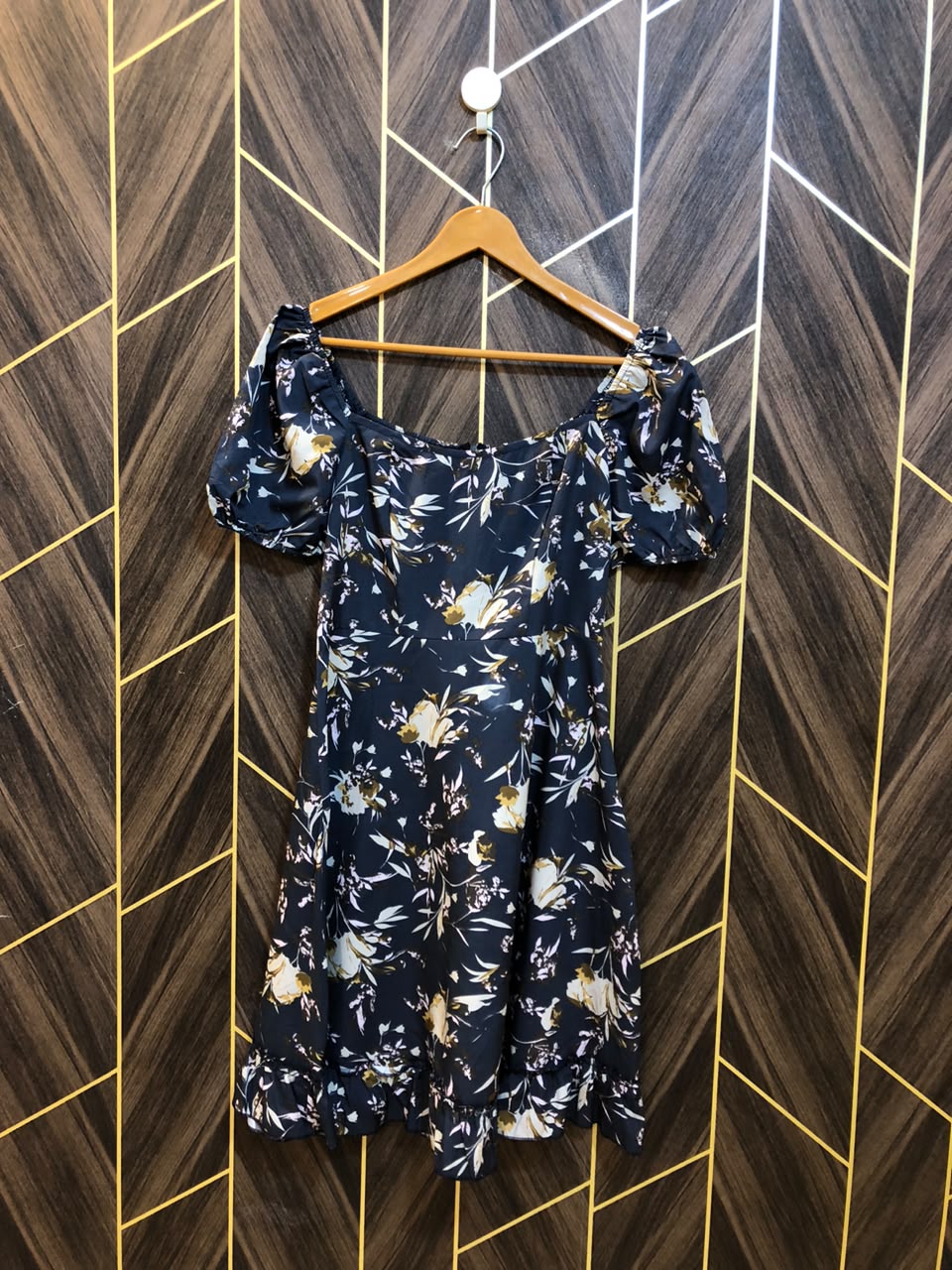 Mini Dress Silk Small Size Chest 18 Length 35