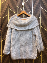 Women Crop Sweater Medium | Size | Chest 19 | Length 26