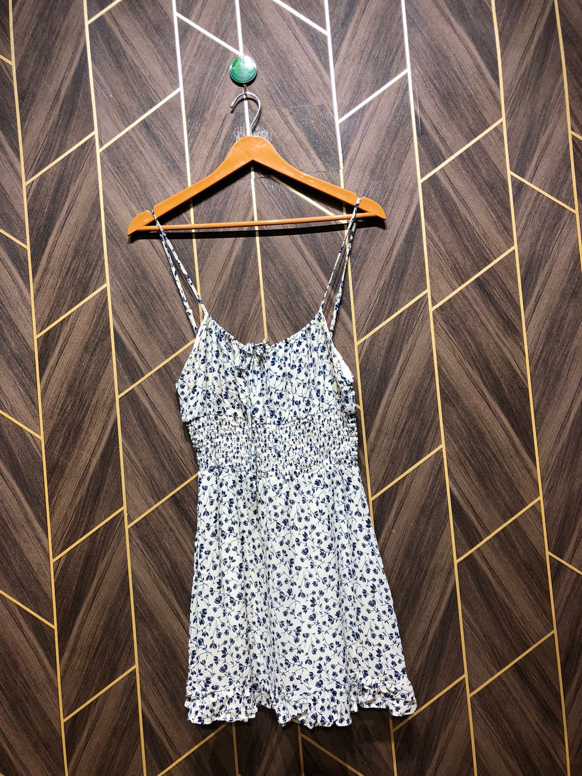 Mini Dress Chiffon X Small Size Chest 17 Length 32