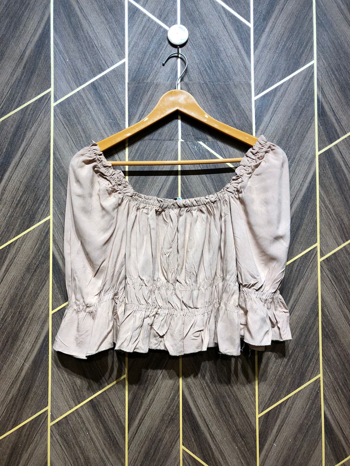 Trendy Linen CropTop Size Small