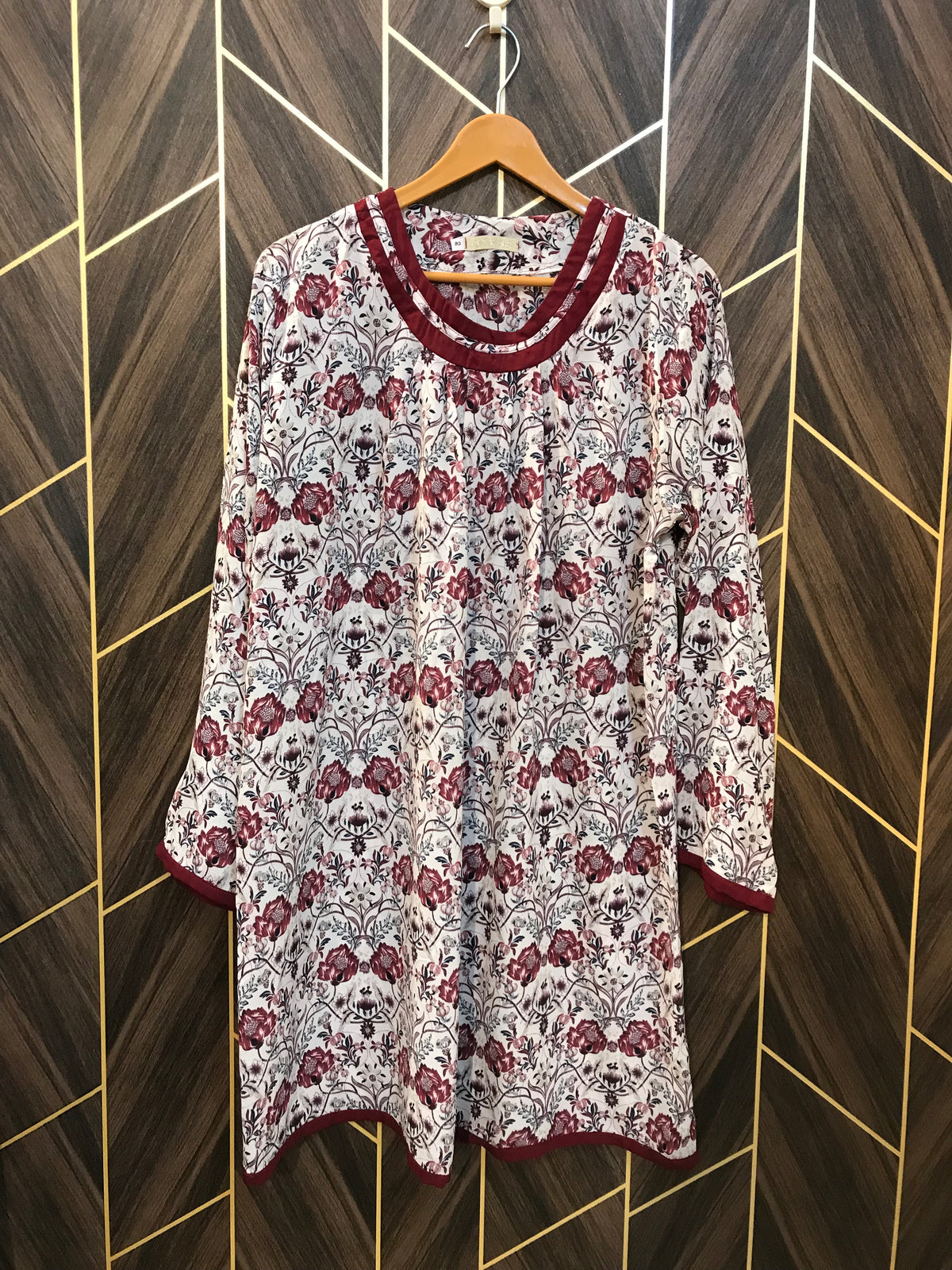 Long Top Medium Chest 19 Length 36 Chiffon 1036