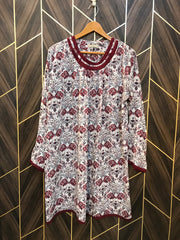 Long Top Medium Chest 19 Length 36 Chiffon 1036