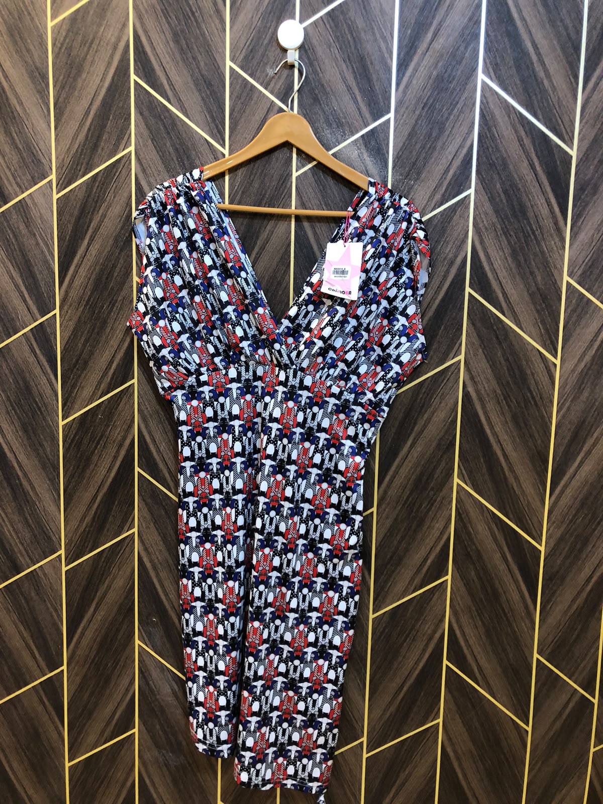 Mini Dress   body straight Jersey Medium Size Chest 19 Length 38