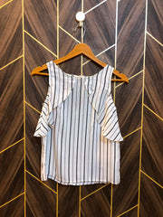 Trendy Chiffon CropTop Size X Small