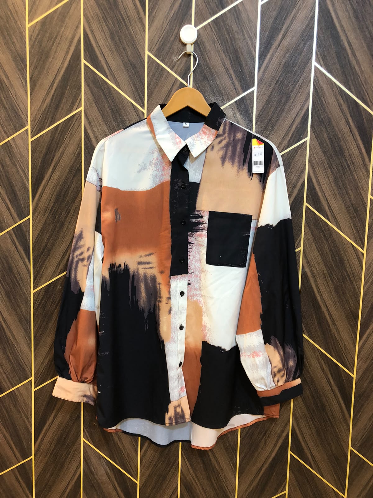 Western Top Silk – Medium Size (Chest: 19, Length: 31)  baggy