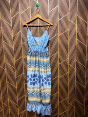 Western Long Maxi Silk Small | Size | Chest 18 | Length 53