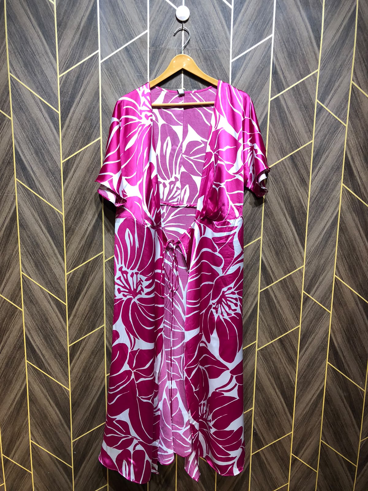 Western Long Maxi Silk  baggy  Small | Size | Chest 18 | Length 52