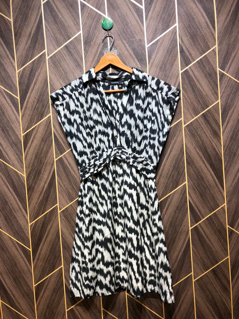 Mini Dress Silk Large Size Chest 20 Length 35