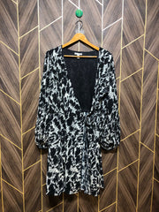 Women Long Shirt Jersey X Large | shrug  | Length 39