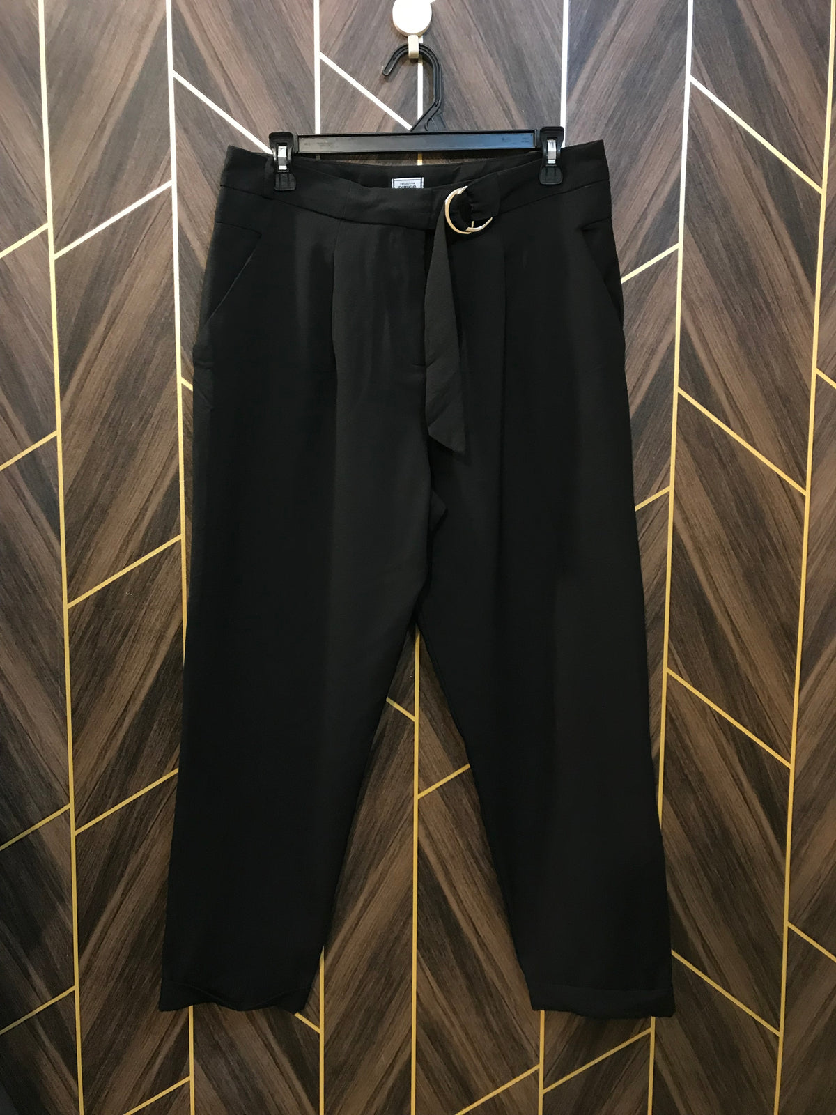 32 High Waist Belt Pent Ankle Length