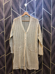 Women Wool Cardigan Sweater Large | Size | Chest 21 | Length 37