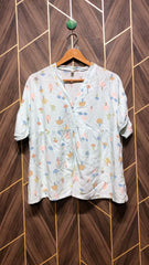 Trendy Linen CropTop Size X Large
