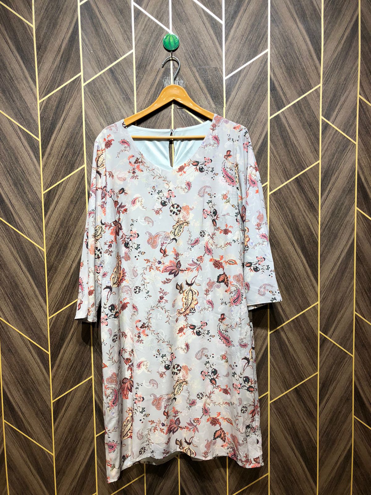 Women Long Shirt Chiffon X Large | Chest 22 | Length 40