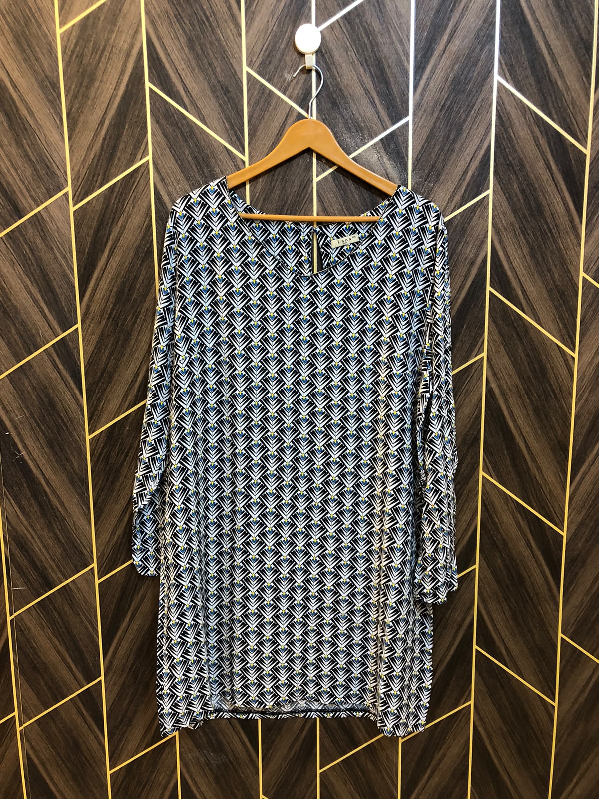 Women Long Shirt Linen 1XL | Chest 23 | Length 36