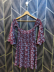 Mini Dress Chiffon X Small Size Chest 16  Length 35