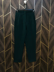 26 High Waist Strainght Ankle Length Pent Trendy