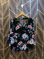 Western Top Chiffon – Large Size (Chest: 21 , Length: 26 )