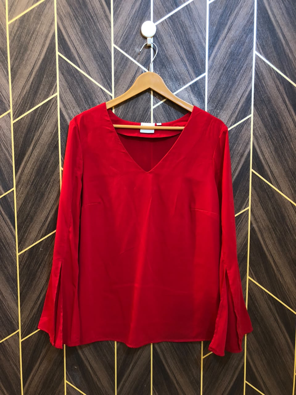 Western Top Chiffon – Large Size (Chest: 21 , Length: 26 )