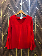 Western Top Chiffon – Large Size (Chest: 21 , Length: 26 )