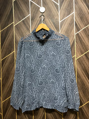 Western Top Small Chest 18 Length 27 Chiffon See through