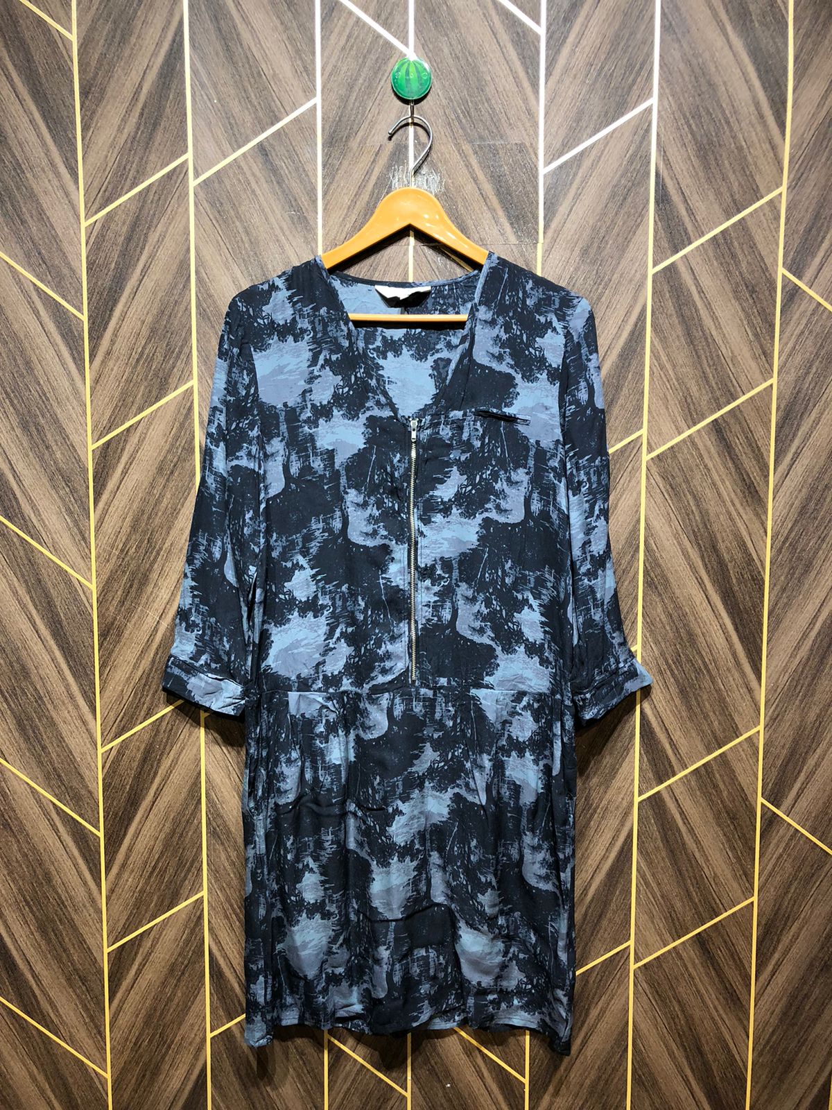 Women Long Shirt Chiffon Medium | Size | Chest 19 | Length 37