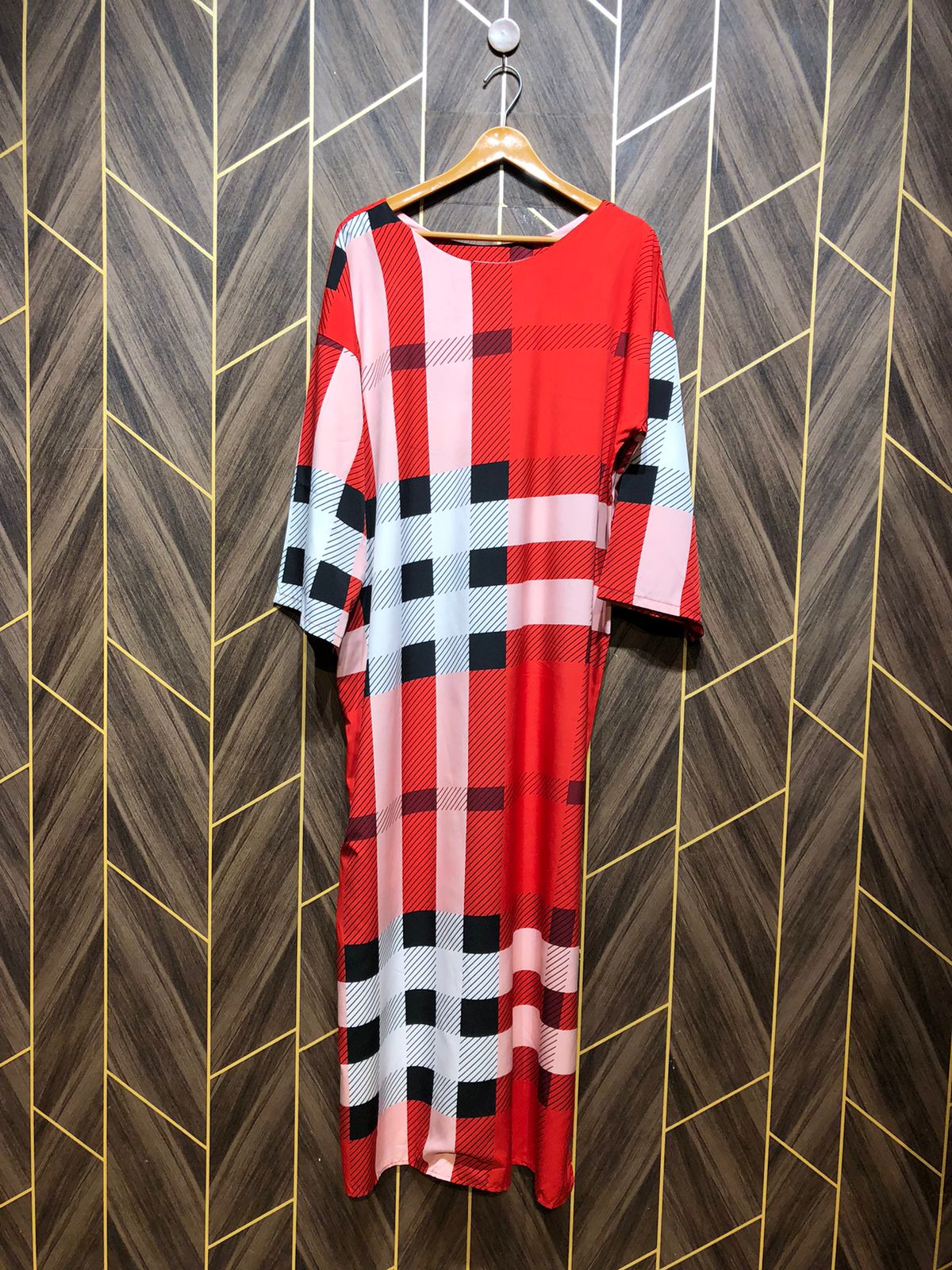 Western Long Maxi Silk Medium to large  Baggy   | Size | Chest 19 to 20  | Length 54
