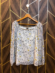 Western Top Chiffon – Large Size (Chest: 21 , Length: 26)
