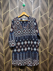 Women Long Shirt georget Large | Chest 20 | Length 34