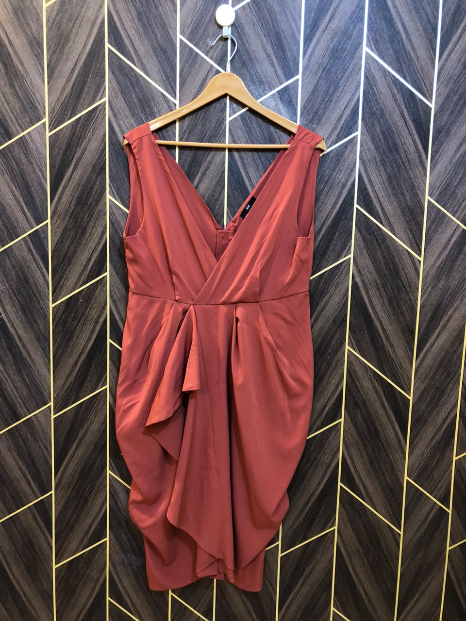 Mini Dress Chiffon Large Size Chest 20 Length 42