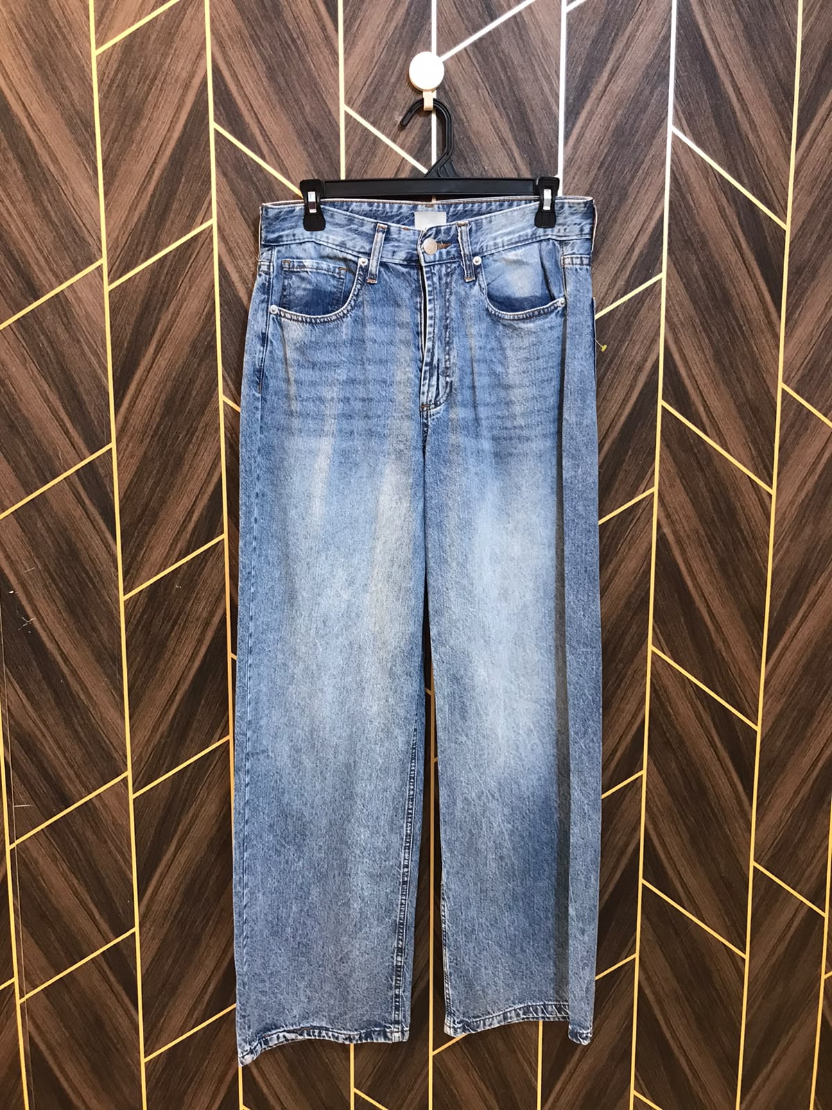Women High Waist Wide Leg Jeans Medium | Waist 32 | Length 42