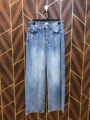 Women High Waist Wide Leg Jeans Medium | Waist 32 | Length 42