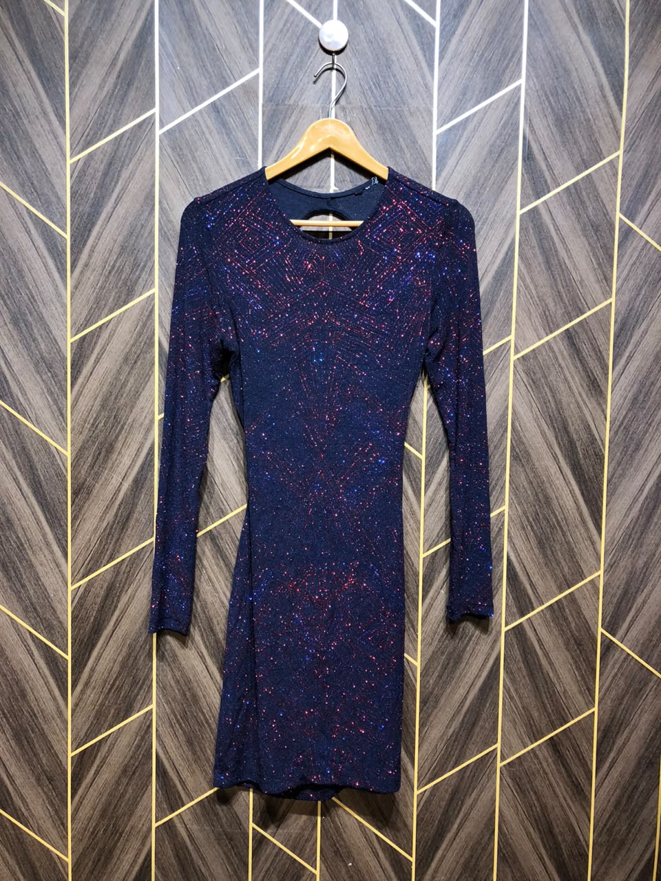 Mini Party Dress Jersey X Small Size Chest 16 Length 37