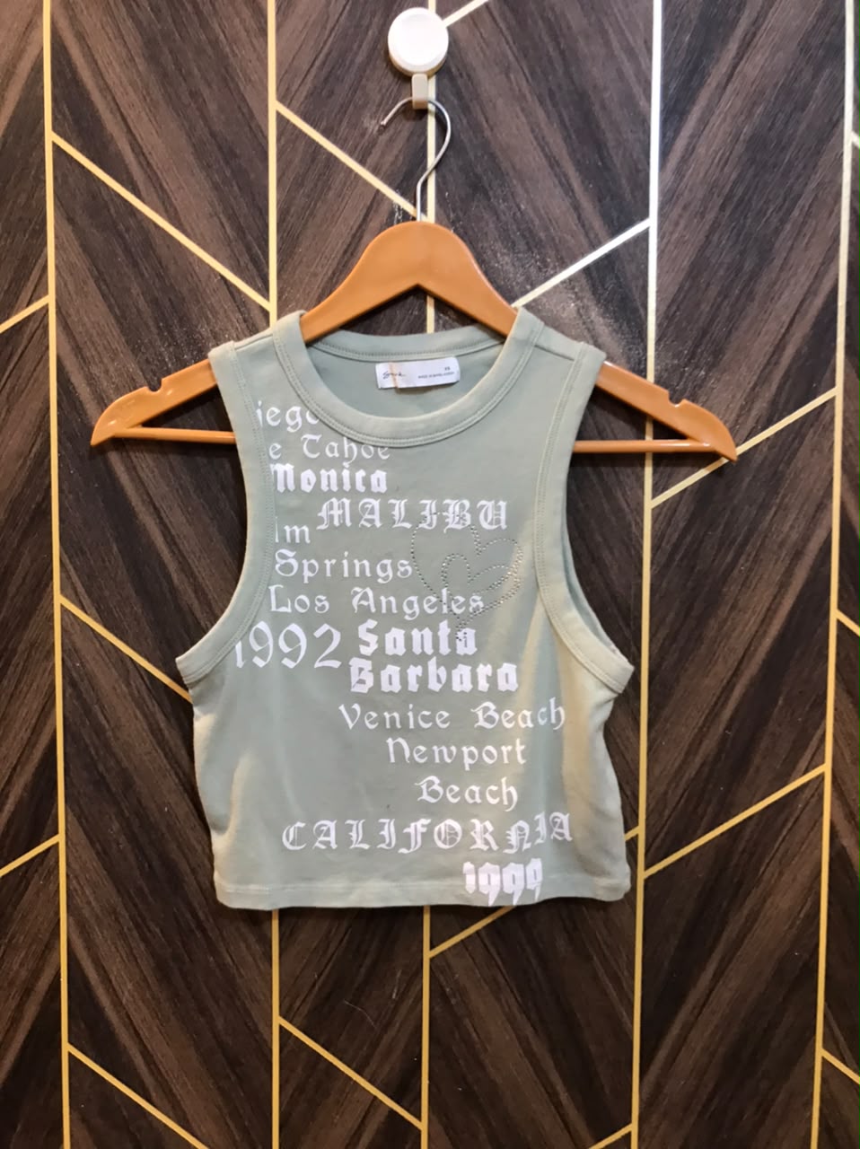 Trendy Jersey CropTop Size Small