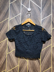 Trendy Jersey  net  CropTop Size X Small