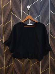 Trendy Cotton CropTop Size Medium baggy