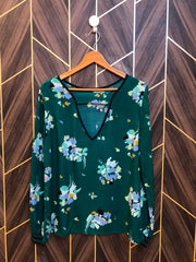 Western Top Chiffon – Large Size (Chest: 20, Length: 25 )