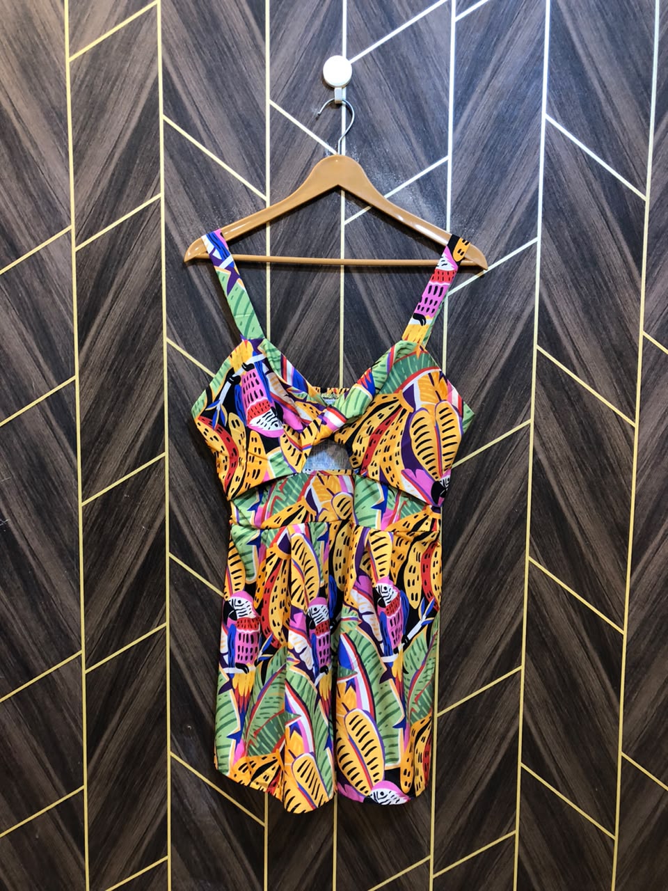 Mini Dress Silk Medium Size Chest 19 Length 28