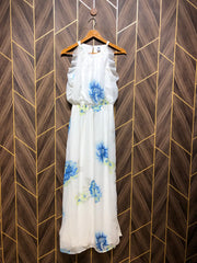 Long Maxie Chiffon Small Chest 18 Length 53