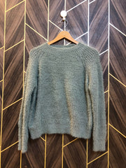 Women Crop Sweater Medium | Size | Chest 19 | Length 22