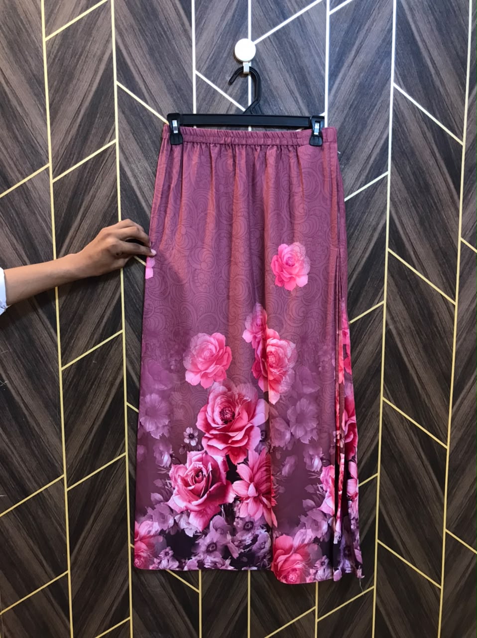 Women Silk Cord Set baggy  | Shirt Chest 19 | Shirt Length 37  | Skirt Waist 28  | Skirt Length 38