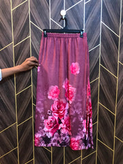 Women Silk Cord Set baggy  | Shirt Chest 19 | Shirt Length 37  | Skirt Waist 28  | Skirt Length 38