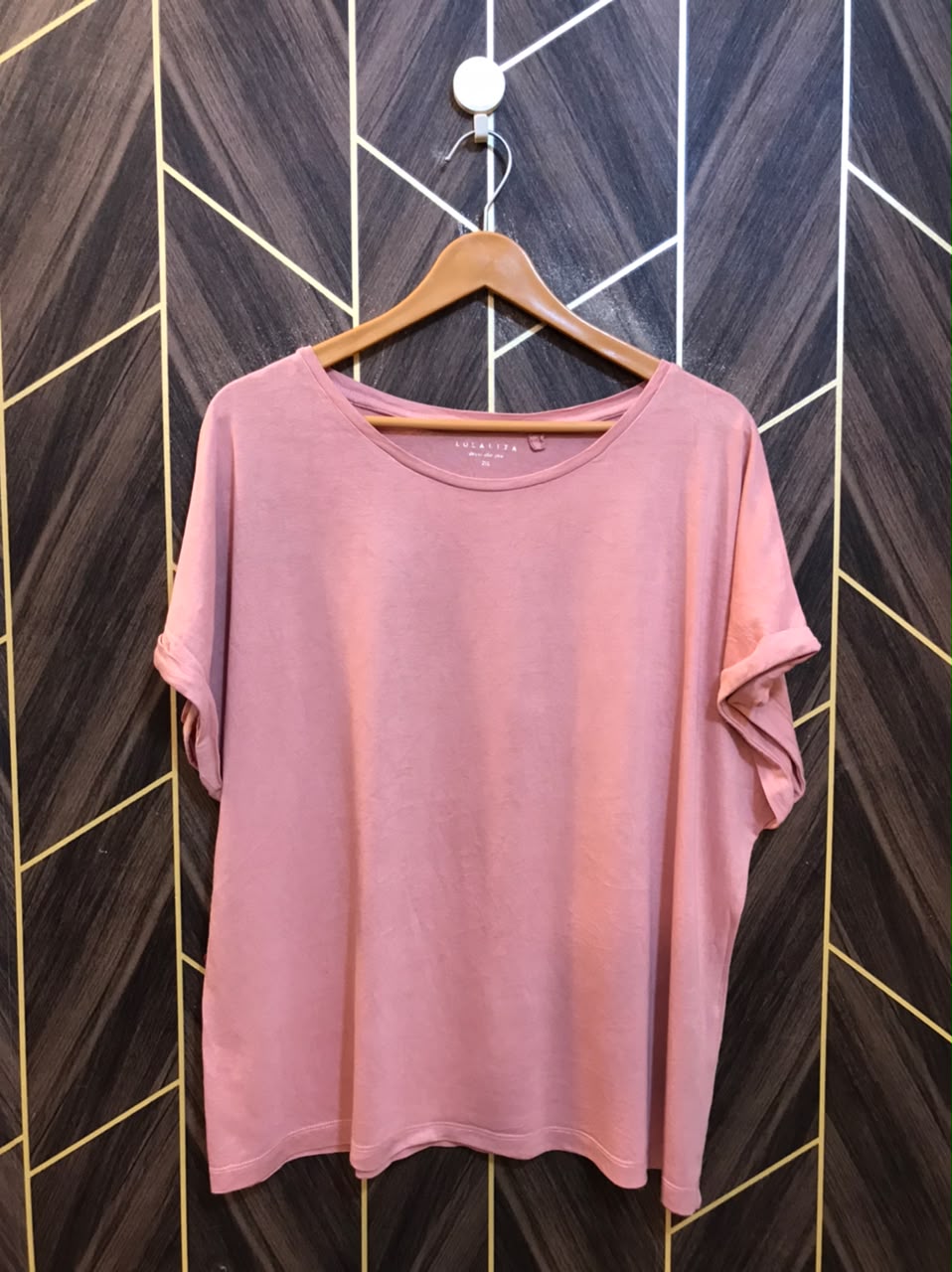 T-Shirt Jersey Large Size Length 27 baggy