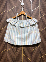 Trendy Cotton Crop Top size Small