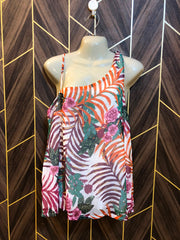 Trendy Chiffon CropTop Size Small